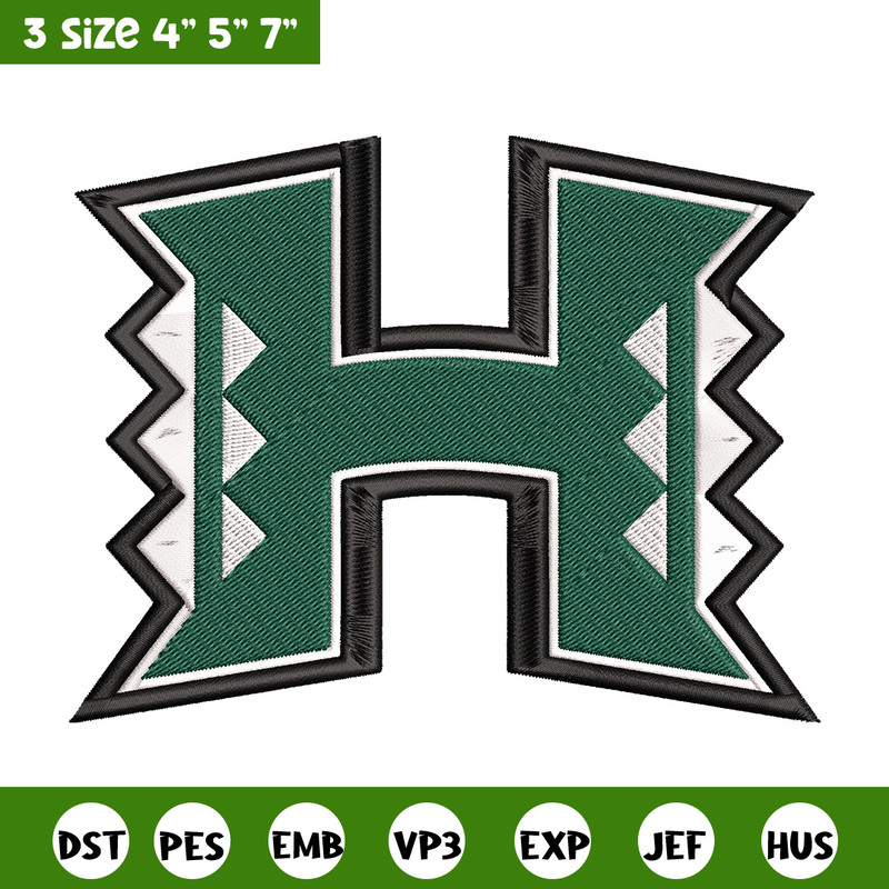 Rainbow Warriors logo embroidery design, NCAA embroidery, Sport embroidery, logo sport embroidery, Embroidery design..jpg