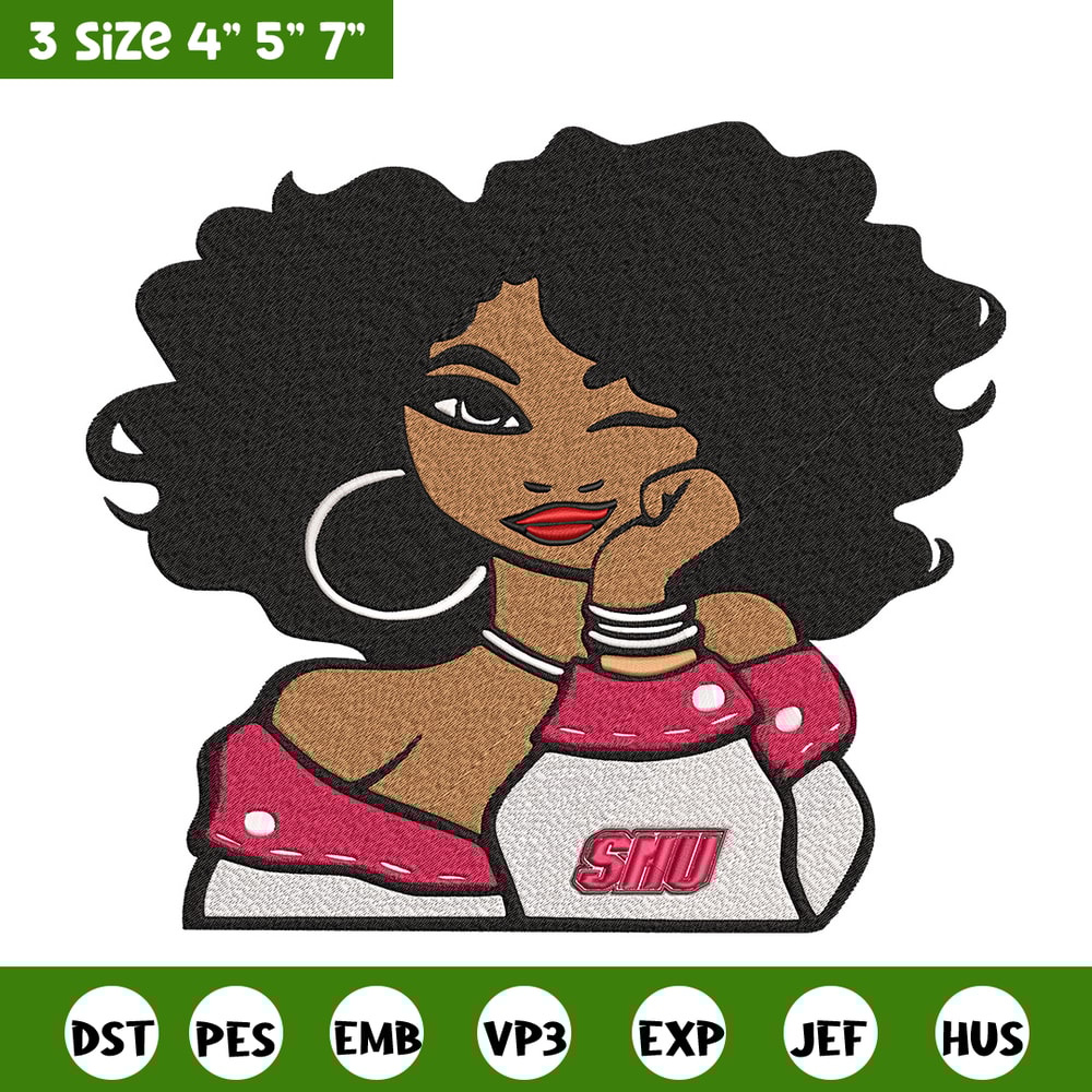 Sacred Heart girl embroidery design,NCAA embroidery,Embroidery design,Logo sport embroidery, Sport embroidery..jpg