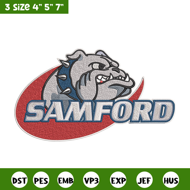 Samford Bulldogs logo embroidery design,NCAA embroidery, Sport embroidery,logo sport embroidery,Embroidery design.jpg