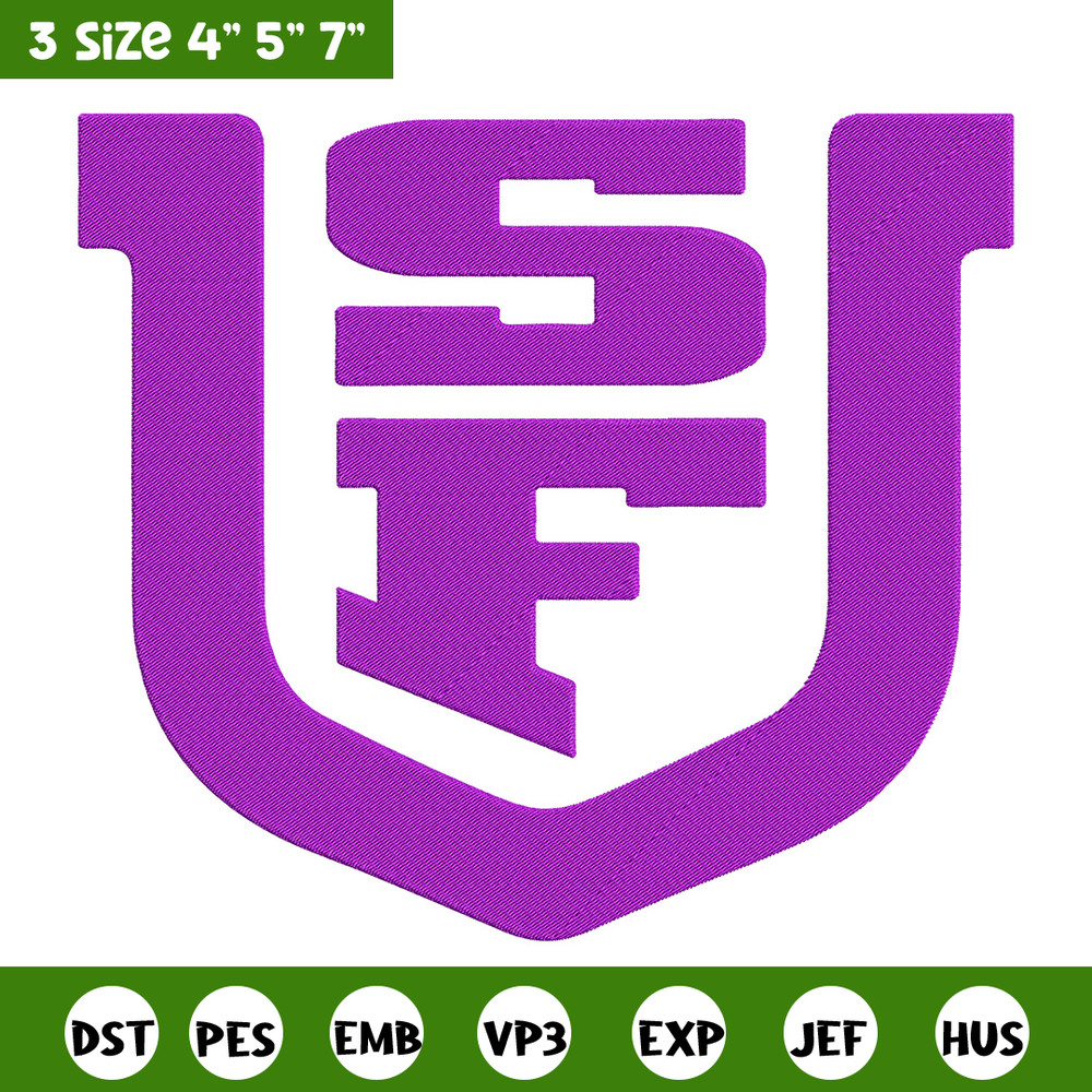 SF State logo embroidery design, NCAA embroidery, Sport embroidery,logo sport embroidery,Embroidery design..jpg