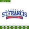 St Francis Brooklyn logo embroidery design, Sport embroidery, logo sport embroidery, Embroidery design, NCAA embroidery.jpg