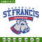 St. Francis Brooklyn Logo embroidery design, NCAA embroidery, Sport embroidery, logo sport embroidery, Embroidery design.jpg
