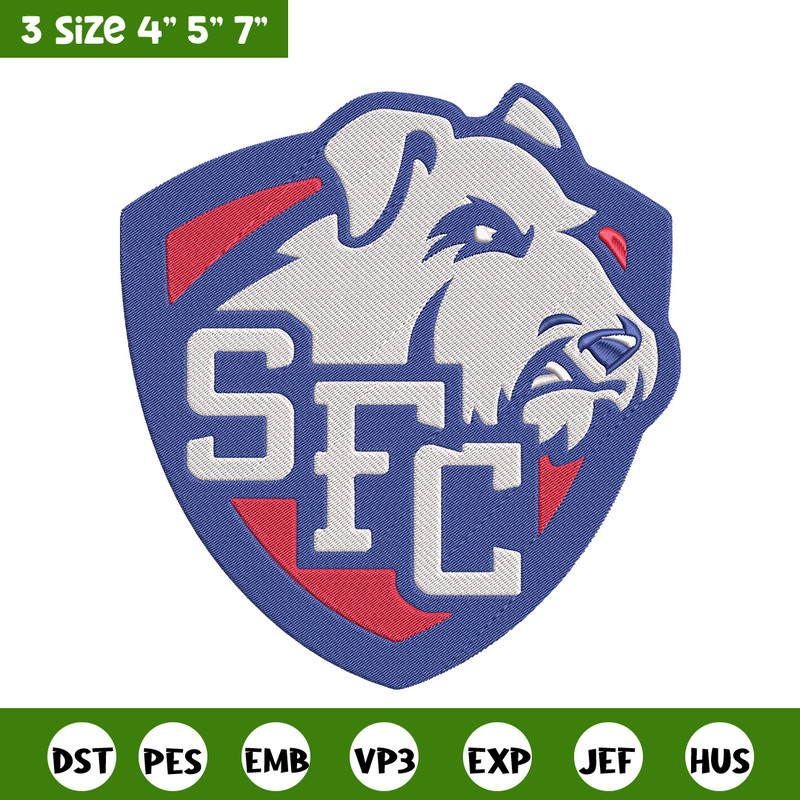 St. Francis College logo embroidery design, NCAA embroidery, Sport embroidery, logo sport embroidery, Embroidery design.jpg