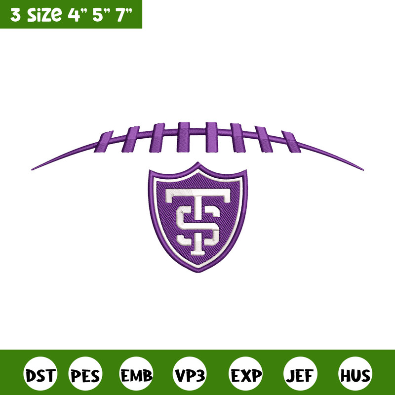 St. Thomas University logo embroidery design, NCAA embroidery, Sport embroidery, Embroidery design,Logo sport embroidery.jpg