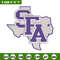 Stephen F. Austin logo embroidery design, NCAA embroidery, Sport embroidery, Embroidery design,Logo sport embroidery.jpg