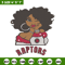 Toronto Raptors girl embroidery design, NBA embroidery, Sport embroidery,Embroidery design, Logo sport embroidery..jpg