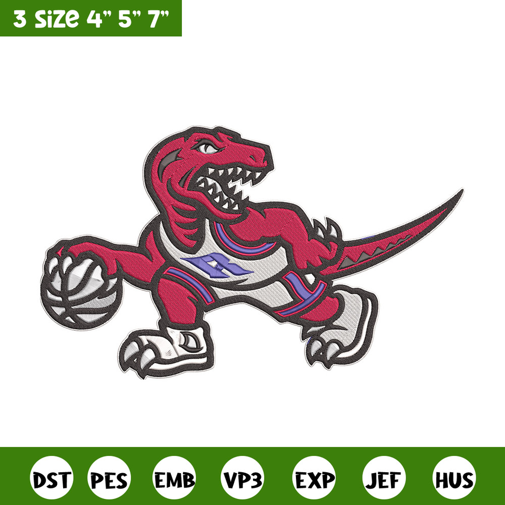 Toronto Raptors mascot embroidery design, NBA embroidery, Sport embroidery, Embroidery design, Logo sport embroidery.jpg