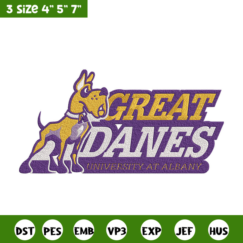 University at Albany Logo embroidery design, NCAA embroidery, Sport embroidery, logo sport embroidery,Embroidery design.jpg