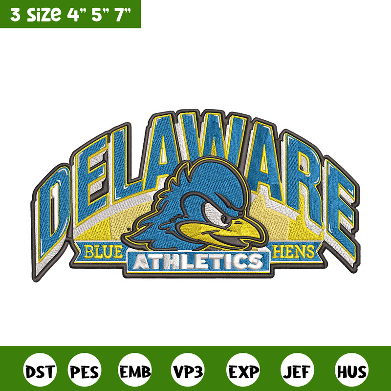 University Delaware logo embroidery design, Sport embroidery, logo sport embroidery, Embroidery design,NCAA embroidery.jpg