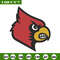 University Louisville logo embroidery design, NCAA embroidery, Sport embroidery,Logo sport embroidery,Embroidery design.jpg