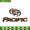 University of Pacific logo embroidery design, NCAA embroidery, Sport embroidery,logo sport embroidery,Embroidery design..jpg