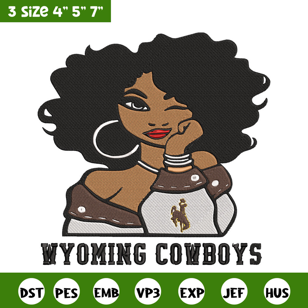 University of Wyoming girl embroidery design, NCAA embroidery,Sport embroidery, Logo sport embroidery, Embroidery design.jpg