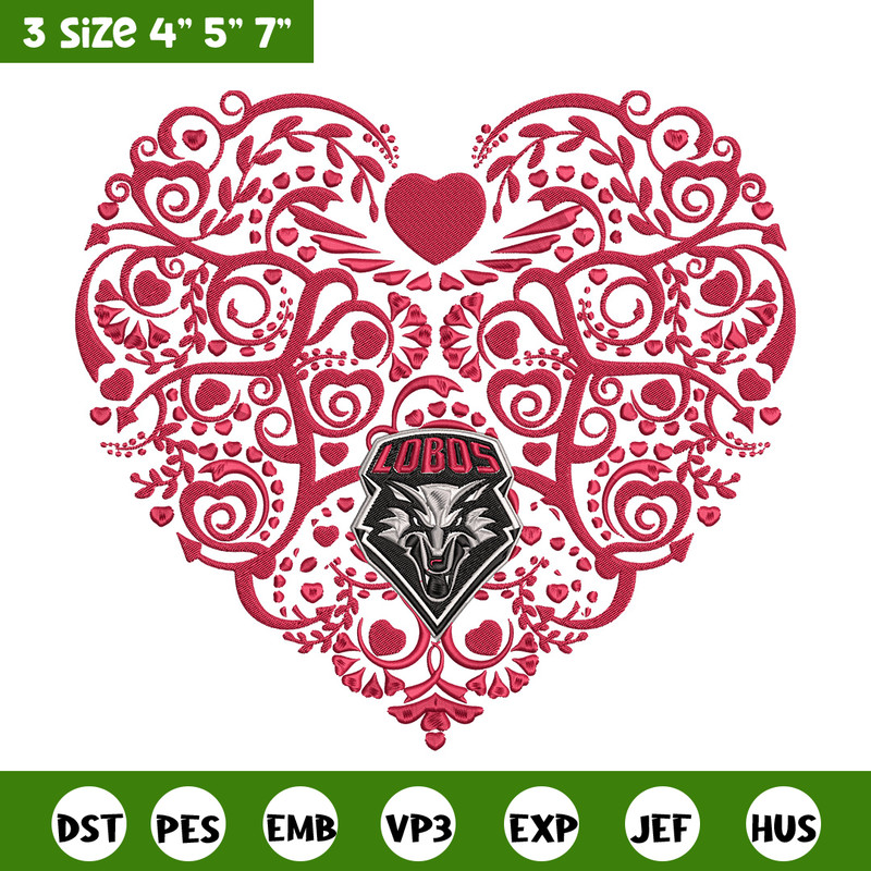 UNM lobos heart embroidery design, NCAA embroidery,Sport embroidery, Embroidery design, Logo sport embroidery.jpg