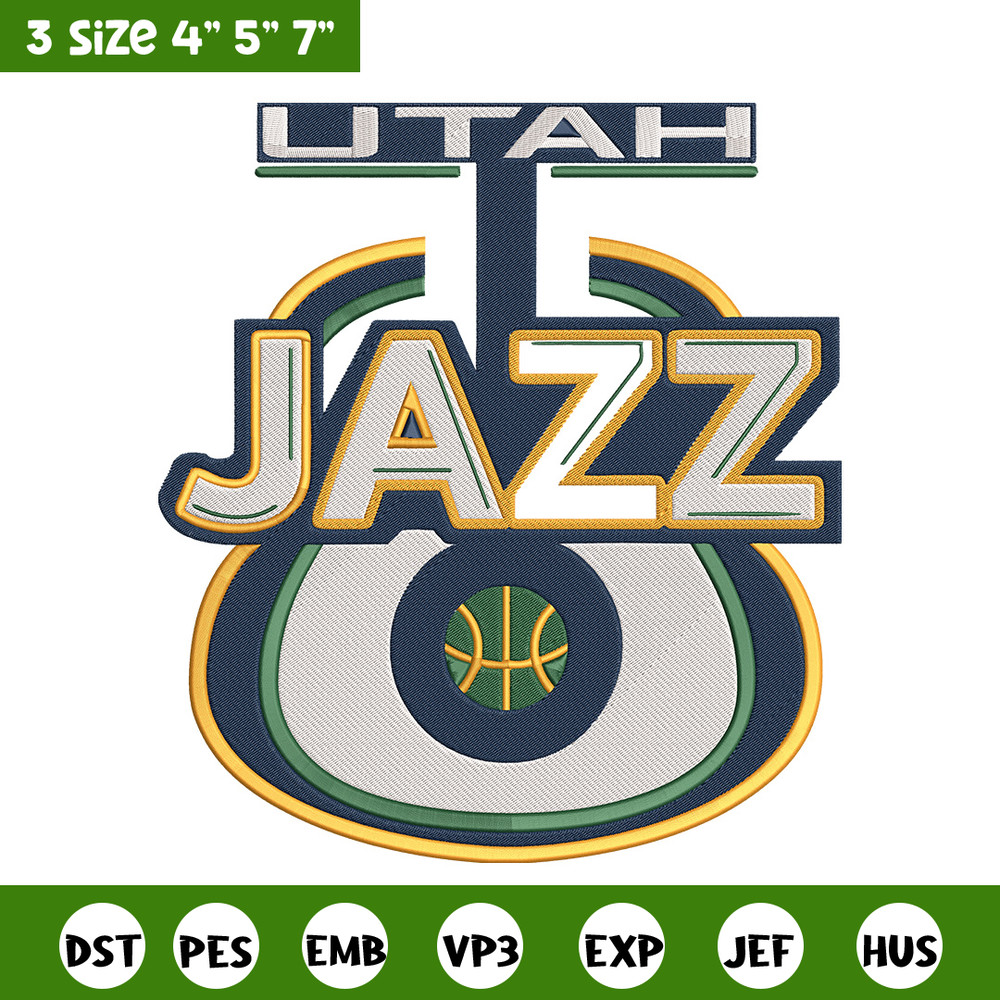 Utah Jazz logo embroidery design, NBA embroidery,Sport embroidery,Embroidery design, Logo sport embroidery.jpg