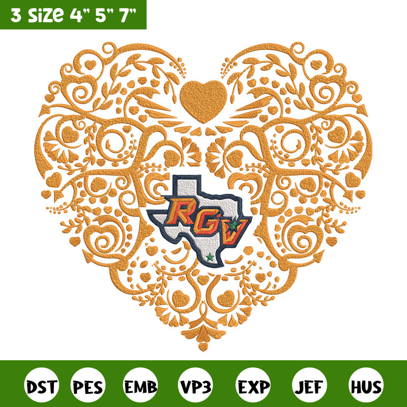 UTRGV Vaqueros heart embroidery design, Sport embroidery, logo sport embroidery, Embroidery design, NCAA embroidery.jpg