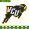 VCU Rams Logo embroidery design, NCAA embroidery,Sport embroidery, logo sport embroidery, Embroidery design.jpg