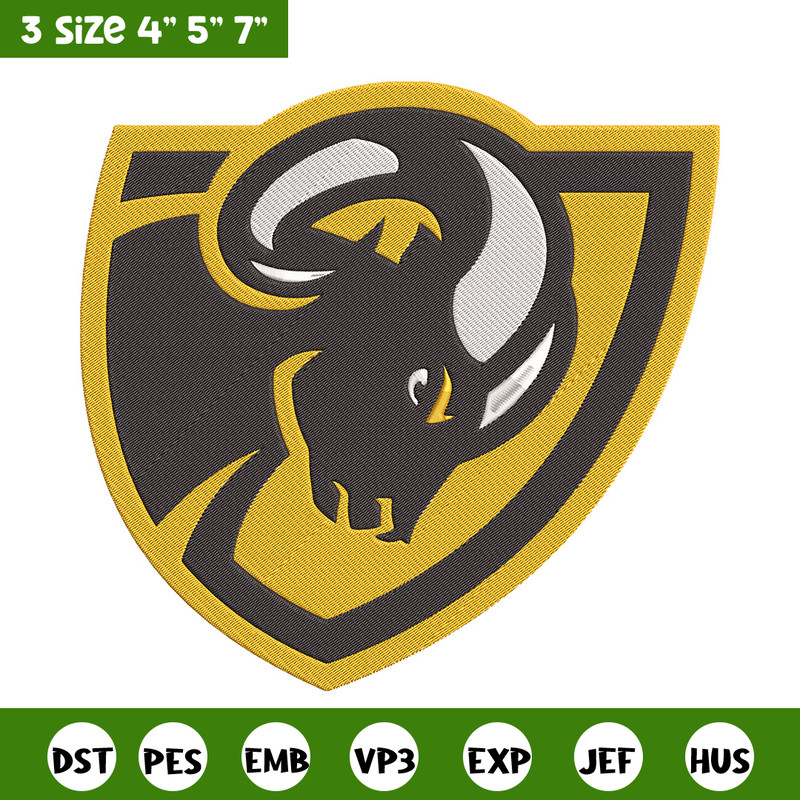 VCU Rams mascot embroidery design, NCAA embroidery,Sport embroidery, logo sport embroidery, Embroidery design.jpg
