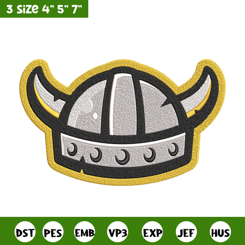 Viking helmet logo embroidery design, NCAA embroidery, Sport embroidery, logo sport embroidery, Embroidery design.jpg