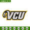 Virginia Commonwealth logo embroidery design, Sport embroidery, logo sport embroidery, Embroidery design,NCAA embroidery.jpg