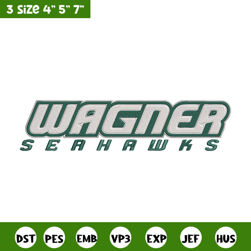 Wagner Seahawks logo embroidery design,NCAA embroidery,Sport embroidery, Logo sport embroidery, Embroidery design..jpg