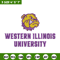 Western Illinois logo embroidery design, NCAA embroidery,Sport embroidery,Logo sport embroidery,Embroidery design.jpg