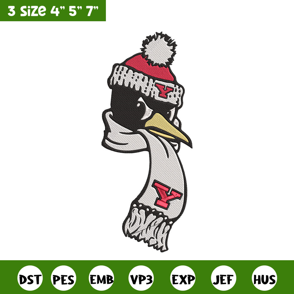 Youngstown State logo embroidery design, Sport embroidery, logo sport embroidery, Embroidery design,NCAA embroidery.jpg
