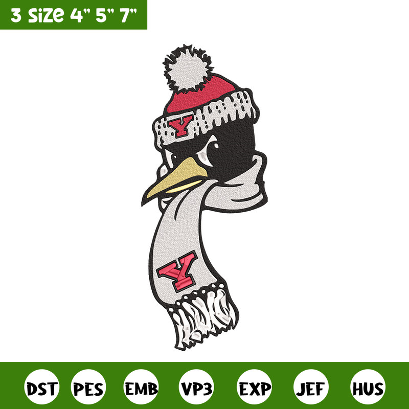 Youngstown State mascot embroidery design, NCAA embroidery,Sport embroidery,logo sport embroidery,Embroidery design.jpg