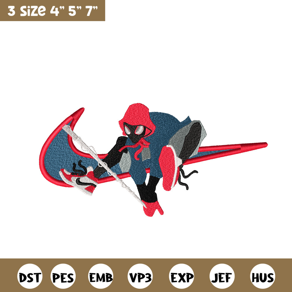 Black Spider Swoosh embroidery design, Black Spider embroidery, Nike design, Logo shirt, movie shirt, digital download.jpg