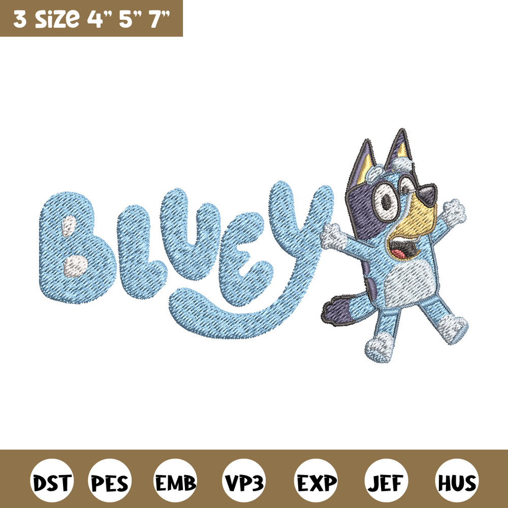 Bluey cartoon Embroidery, Bluey Cartoon Embroidery, cartoon Embroidery, Embroidery File, cartoon shirt, digital download.jpg