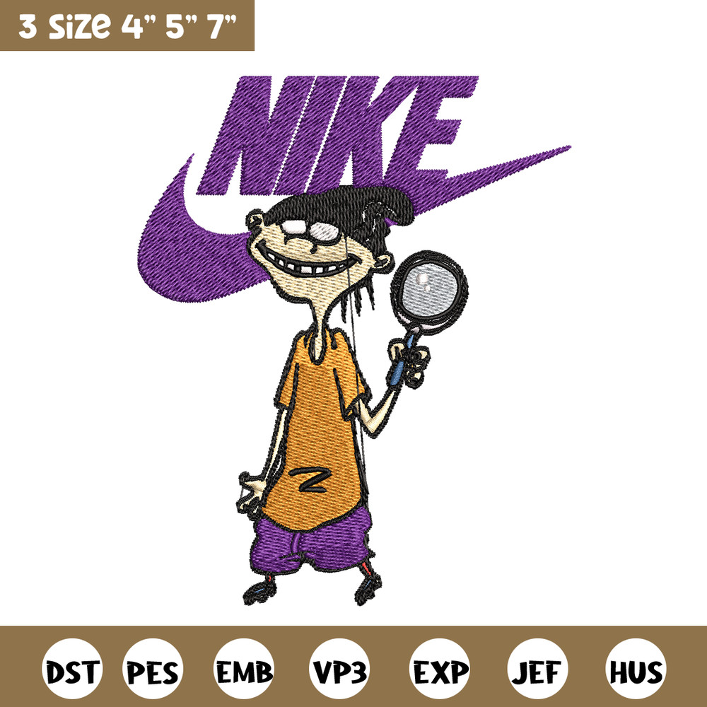 Cartoon Nike Embroidery design, Cartoon Embroidery, Nike design, Embroidery file, logo nike shirt, Instant download.jpg