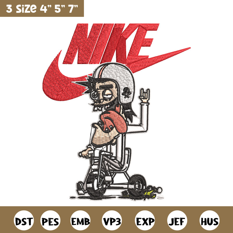 Cartoon Nike Embroidery design, Cartoon funny Embroidery, Nike design, Embroidery file, logo shirt, Instant download..jpg