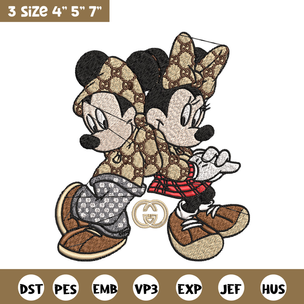 Couple gucci mouse Embroidery Design, Gucci Embroidery, Embroidery File, Logo shirt,Sport Embroidery, Digital download.jpg