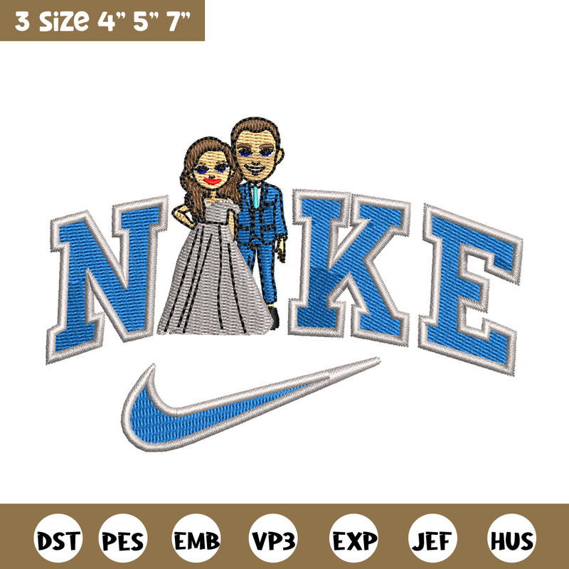 Couple x nike embroidery design, Couple embroidery, Nike design, Embroidery shirt, Embroidery file, Digital download.jpg