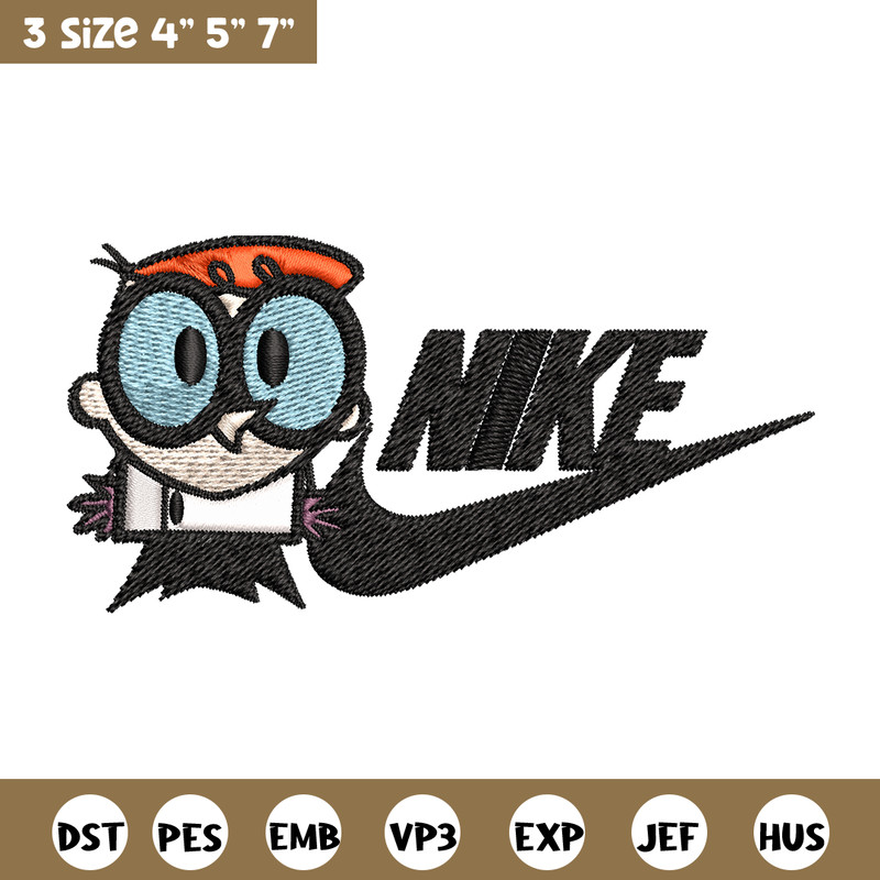 Dexter cartoon Nike Embroidery design, Dexter cartoon Embroidery, Nike design, Embroidery file, Instant download..jpg