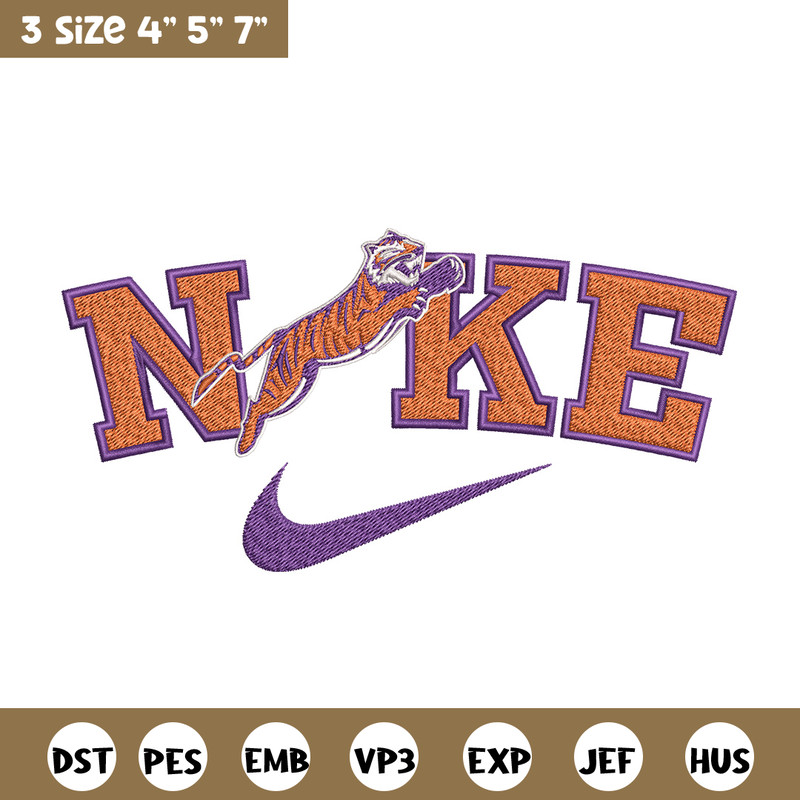 Edward Waters Tigers embroidery design, Sport embroidery, Nike design, Embroidery file,Embroidery shirt,Digital download.jpg