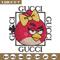 Girl Bird gucci Embroidery design, Angry Birds Embroidery, cartoon design, Embroidery File, logo shirt, Digital download.jpg