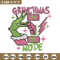 Grinchmas mode embroidery design, Grinch embroidery, Chrismas design, Embroidery shirt, Embroidery file,Digital download.jpg