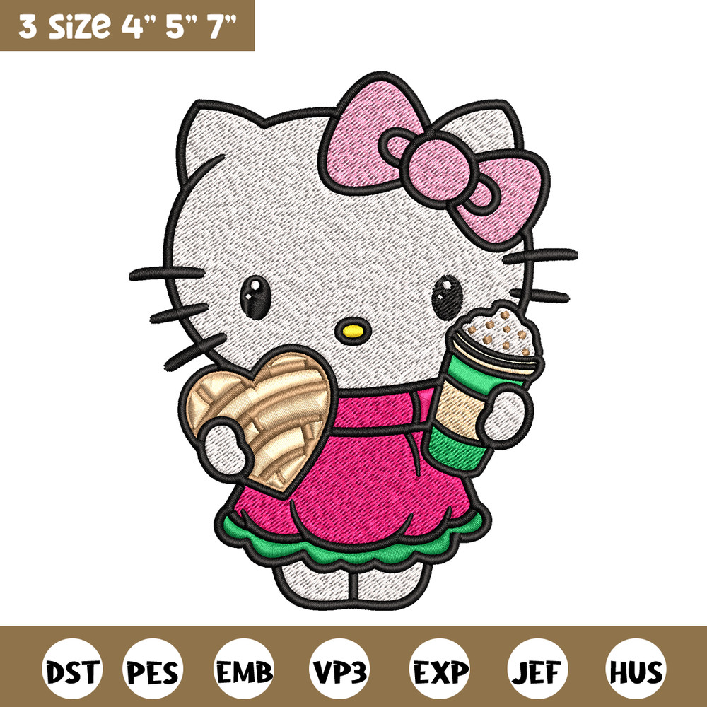 Hallokitty Embroidery design, Hallokitty Embroidery, cartoon design, Embroidery File, cartoon shirt, Digital download..jpg