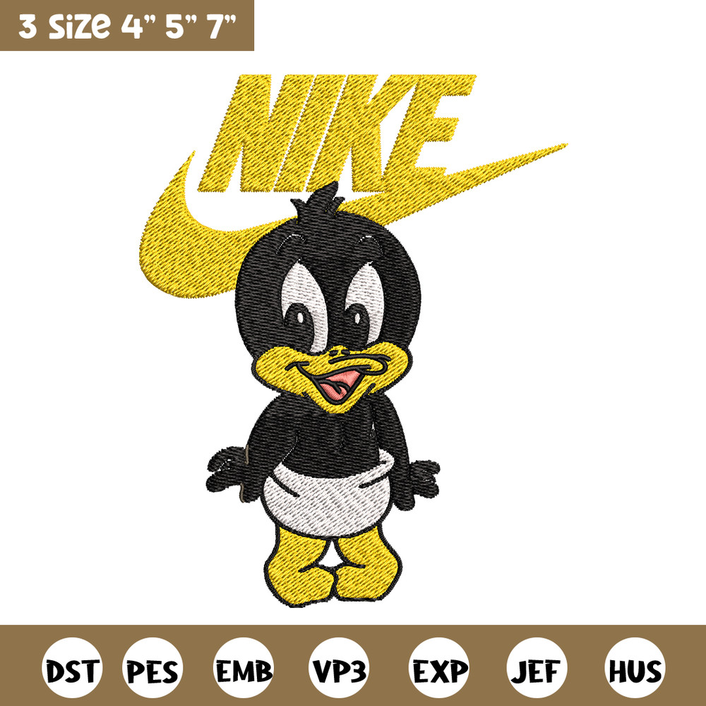 Looney Tunes Nike Embroidery design, Looney Tunes Embroidery, Nike design, Embroidery file, logo shirt, Instant download.jpg
