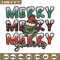 Merry Grinch logo Embroidery design, Grinch Christmas Embroidery, Grinch design, Embroidery File, Digital download..jpg