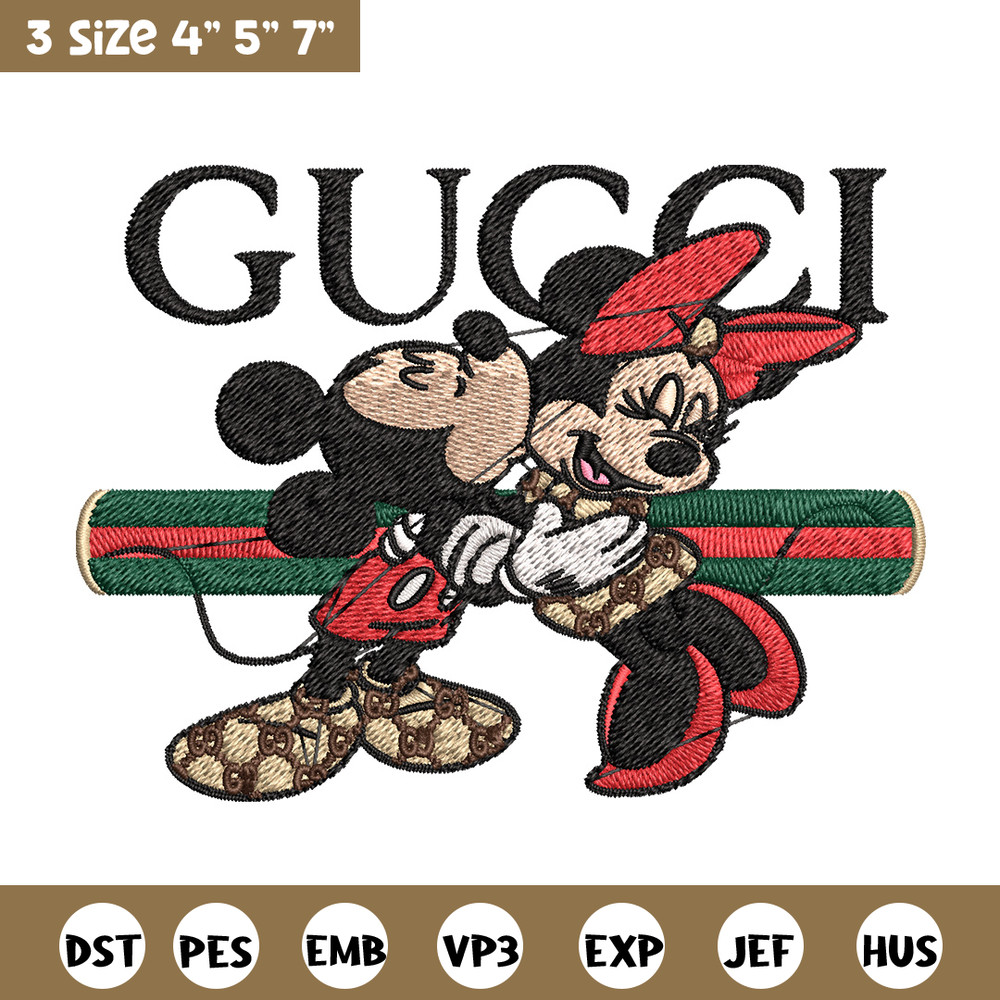 Mickey minnie Embroidery Design, Gucci Embroidery, Embroidery File, Logo shirt, Sport Embroidery, Digital download..jpg
