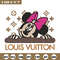 Minnie head lv Embroidery Design, Lv Embroidery, Embroidery File, Brand Embroidery, Logo shirt, Digital download.jpg