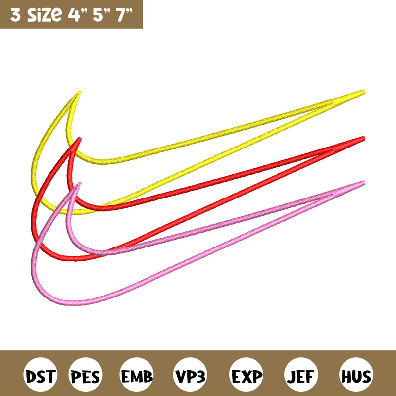 Nike 3 sign embroidery design, Logo embroidery, Nike design, Embroidery shirt, Embroidery file,Digital download.jpg