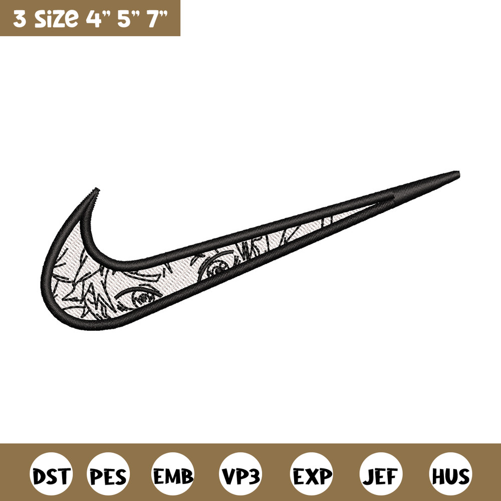Nike anime eyes embroidery design, Anime embroidery, Nike design, Embroidery shirt, Embroidery file, Digital download.jpg