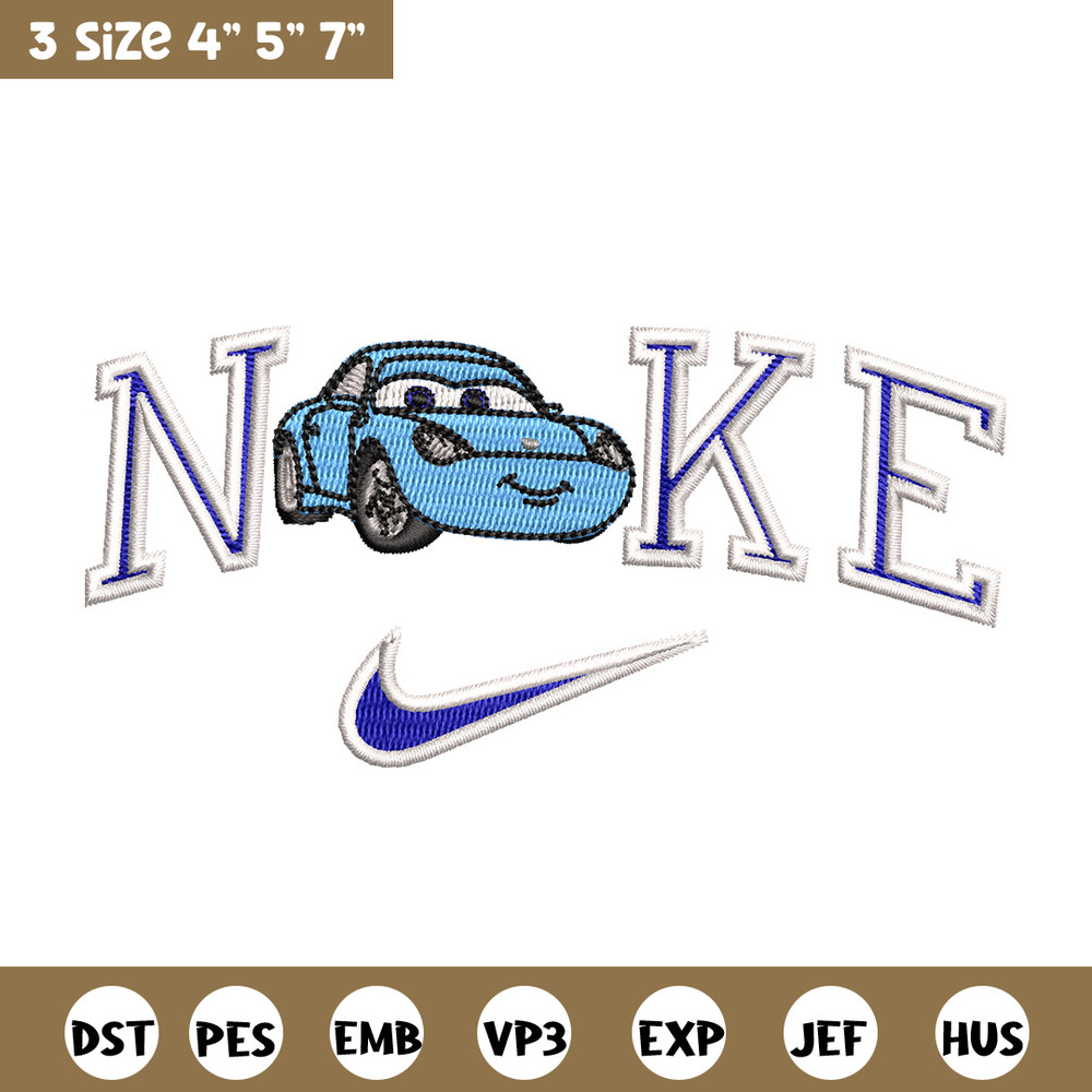 Nike blue mcqueen embroidery design, Mcqueen embroidery, Nike design, Embroidery shirt, Embroidery file,Digital download.jpg