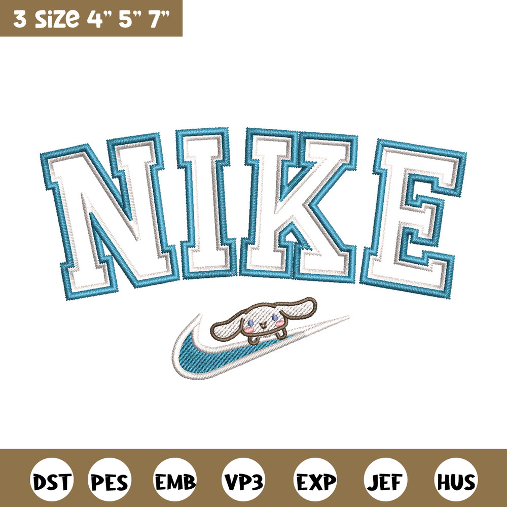 Nike bunny cute embroidery design, Bunny embroidery, Nike design,Embroidery shirt, Embroidery file, Digital download.jpg