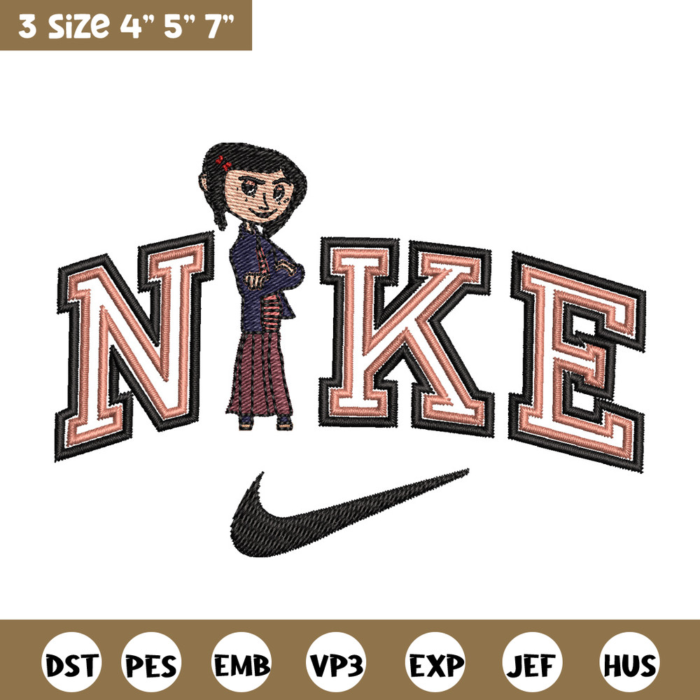 Nike china girl embroidery design, Girl embroidery, Nike design, Embroidery shirt, Embroidery file,Digital download.jpg