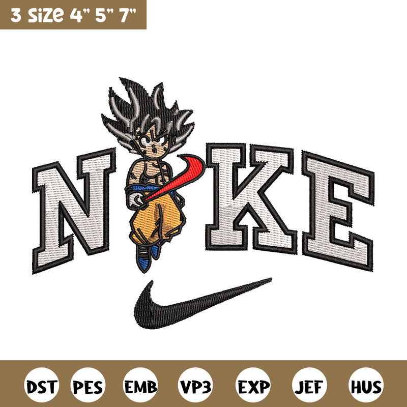 Nike goku embroidery design, Dragonball embroidery, Nike design, Embroidery shirt, Embroidery file, Digital download.jpg