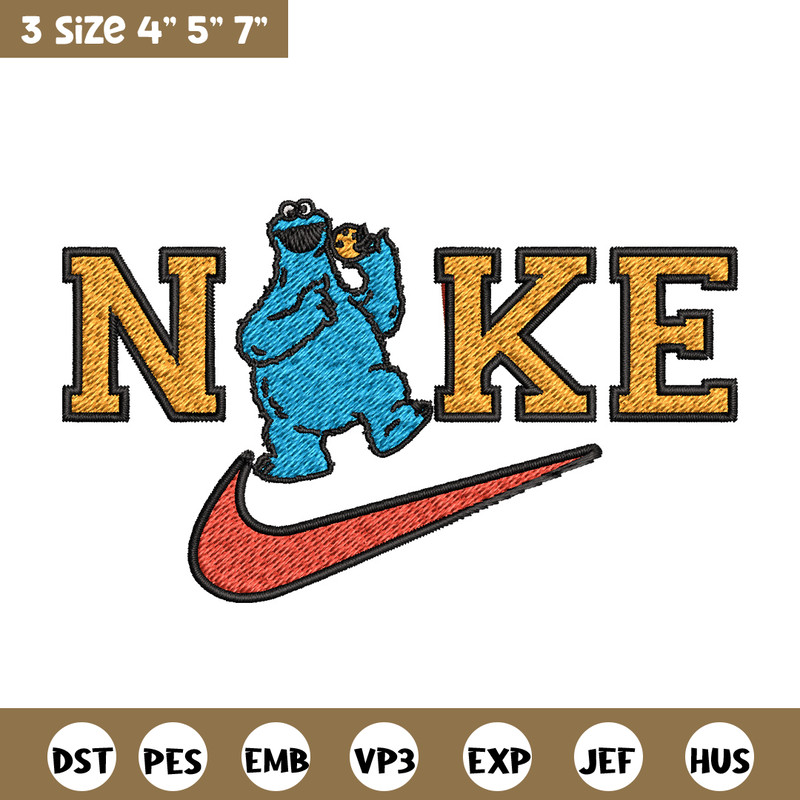 Nike green cartoon Embroidery Design, Nike Embroidery, Brand Embroidery, Embroidery File, Logo shirt, Digital download.jpg
