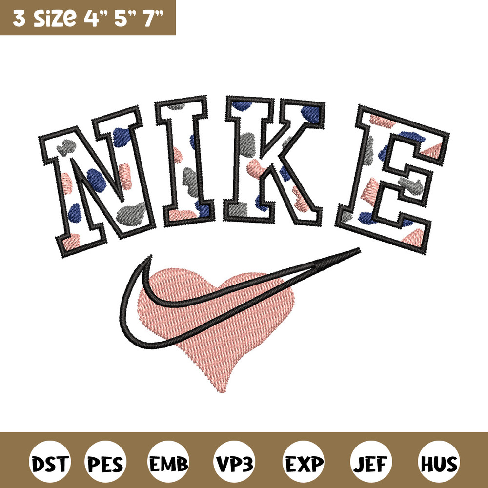Nike heart embroidery design, Nike embroidery, Nike design, Embroidery shirt, Embroidery file,Digital download.jpg